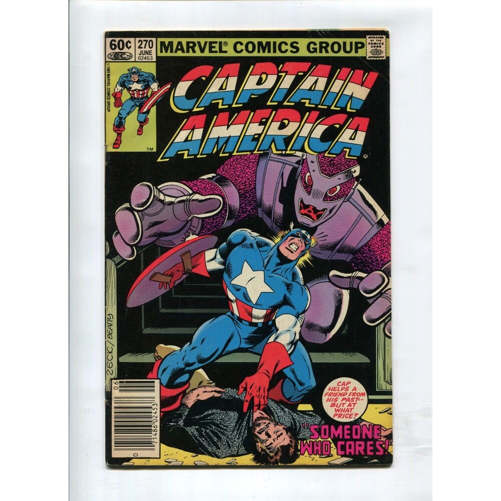 Captain America #270 Marvel Comic Book 1982 Newsstand